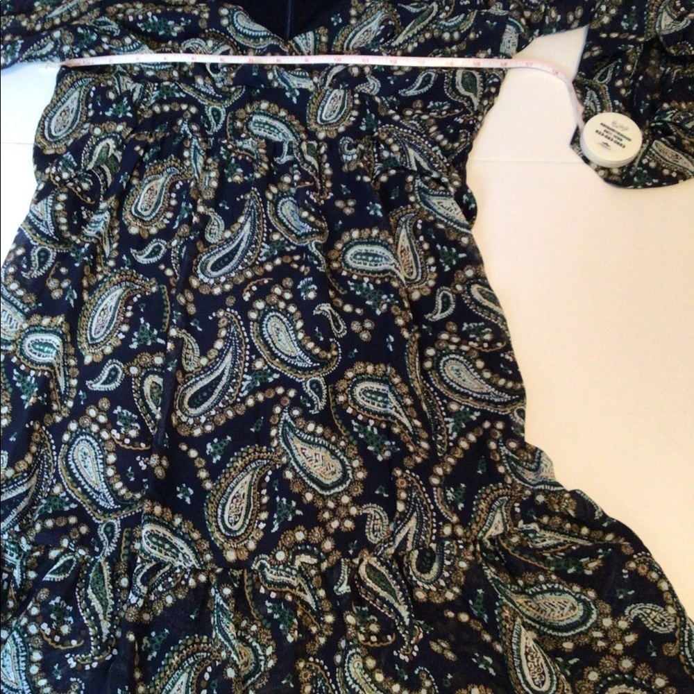 .Betsey Johnson Paisley Boho Peasant Bell Sleeve Bambi Dress Size 2 - Picture 4 of 10